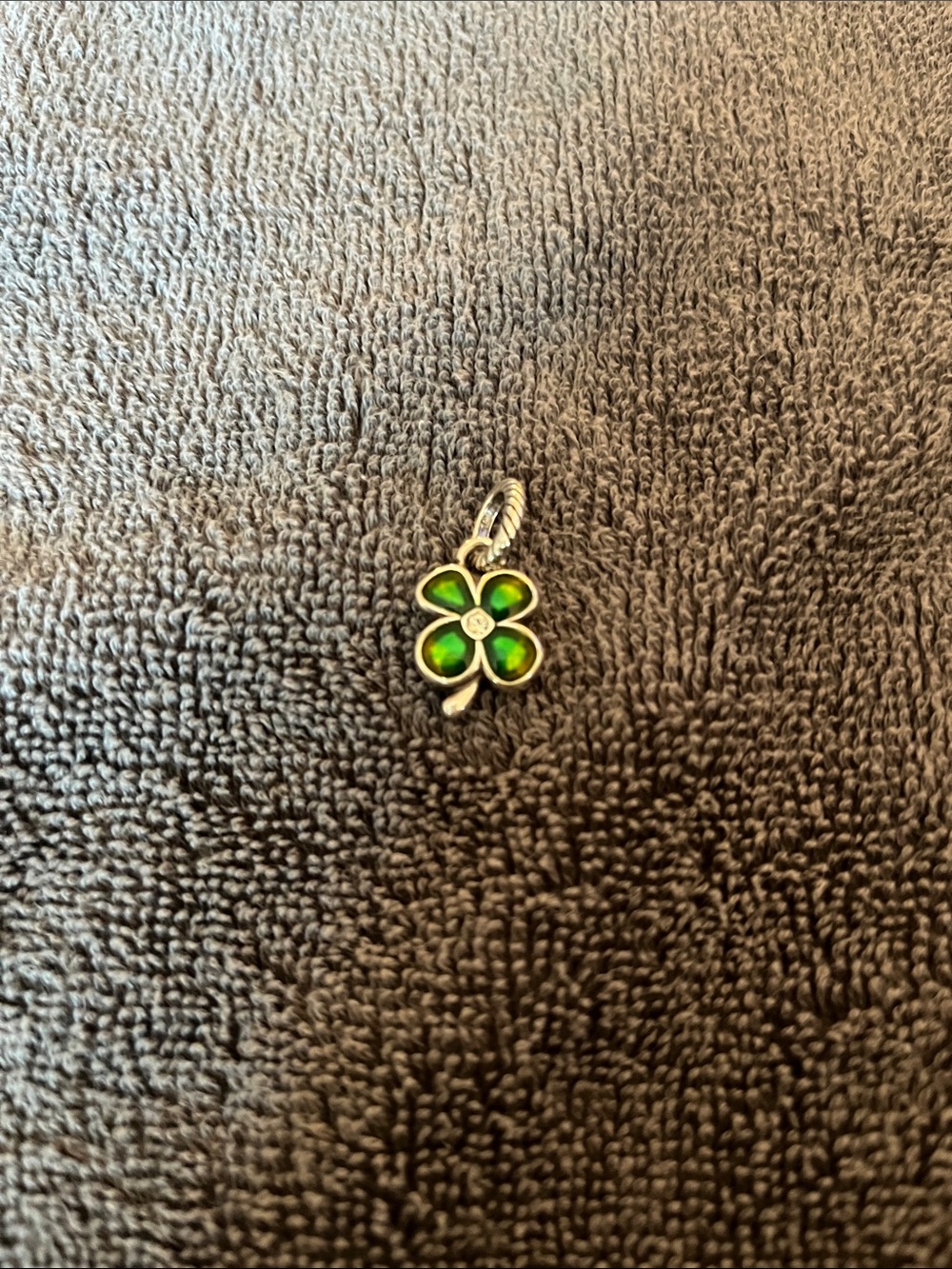 Brighton Green Four-Leaf Clover Pendant Charm
